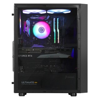 Jooyon 2024 Counter D4 Core i5 英特爾 14代 GeForce RTX 4060, 黑色, 16GB, WIN11 Home, 512GB, D444F46W-B