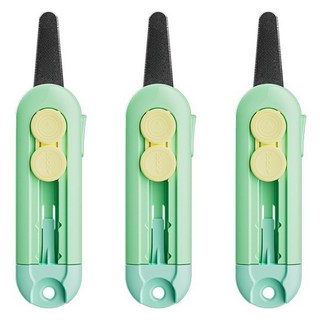 일상속반짝 자석 안전한 택배칼, 그린, 3개