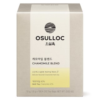 오설록 캐모마일 블렌드 피라미드 티백, 1.8g, 10개입, 1개