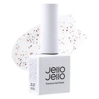 Jello Jello 彩色凝膠指甲, JS-27 水磨石碎片, 10ml, 1個