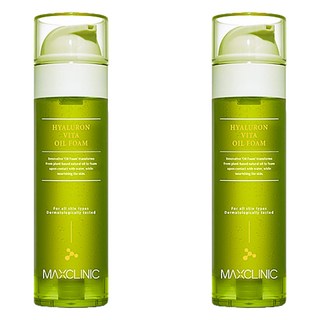 맥스클리닉 히알루론 비타 클렌징 오일 폼, 110g, 2개