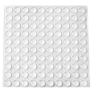 JUSTPICK 충격완화 소음방지 스티커 반구형, 100개