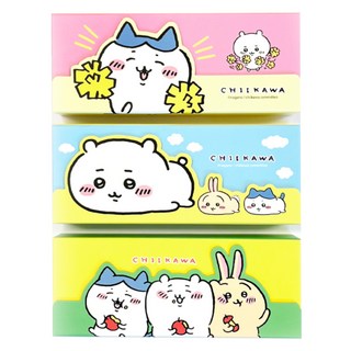 吉伊卡哇 紙製鉛筆盒 3件組, 1套, 混合色