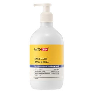 Chong Kun Dang 鍾根堂 LACTO-DERM 益生菌神經醯胺保濕沐浴乳, 1個, 500ml
