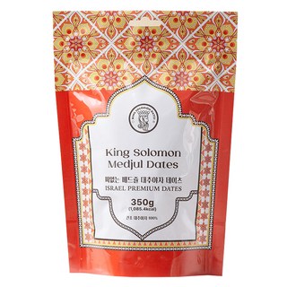 킹솔로몬 씨 없는 메드쥴 데이츠 건조 대추야자, 1개, 350g