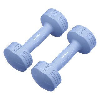 塔米納運動 高級PE美體啞鈴 藍色, 1kg, 2個