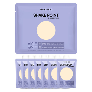 MIACHOO Shake Point 穀物口味, 7個, 40g