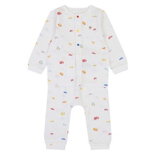 에뜨와 아동용 로버 내의 면 상하의 세트