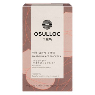 OSULLOC 糖漬栗子紅茶, 20入, 2g, 1個