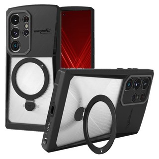 EXCCI Estier 防指紋霧面全包覆 MagSafe 兼容支架型防撞手機殼