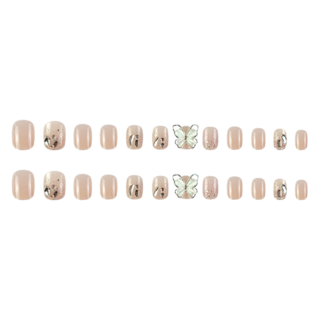 B2WIN 美甲貼 美甲片, 1個, 水晶蝴蝶