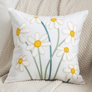 花朵刺繡抱枕套 MH010