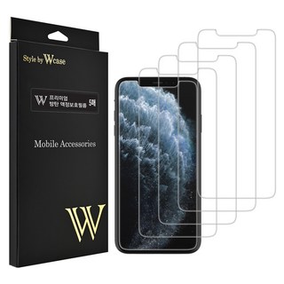 Wcase 高級手機螢幕保護貼 5入組, 1套