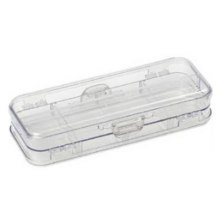 일상속반짝 하드 수납필통, 투명, 1개