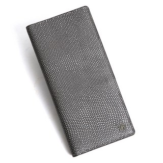 BLANC FLEUR 牛皮壓紋長夾