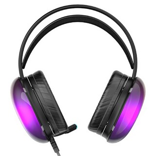 MAXTILL 虛擬7.1聲道 Type-C 有線電競耳機麥克風, ALL IN ONE GM-GHC300, 黑色