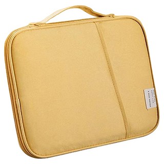 IYES 斜紋口袋平板電腦包 IY-TB11, 黃色, 1個