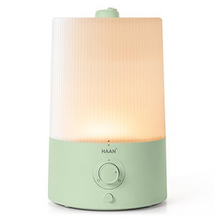 韓國 HAAN 超低噪音水霧小夜燈超音波加濕器, 翡翠綠, HAAN-HD700M