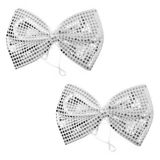 Party09 蝴蝶領結, 2個, 銀色