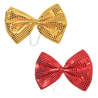 PARTY 09 蝴蝶領結2件組, 1套, 金色, 紅色