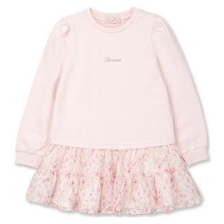 Perimitz 女童花朵雪紡長版T恤 P2511T19510