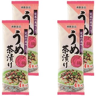浦島海苔 經典梅子茶泡飯 4入, 19.6g, 4個