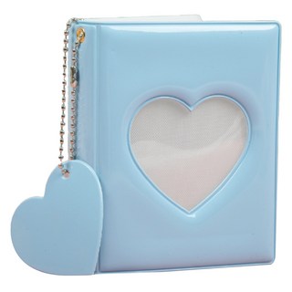 Kupago 偶像愛心鏡面小卡相簿, 藍色, 32張