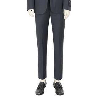 BASSO Homme 男士羊毛混紡標準版隱藏式鬆緊帶西裝褲 WSX1PV