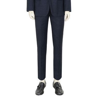 BASSO 男性羊毛混紡微圖案西裝褲 BSX1PF