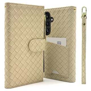 엑씨 폴리오 마그네틱 지퍼형 가죽 다이어리 지갑 휴대폰 케이스 + 핸드 스트랩 세트