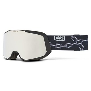 100% SNOWCRAFT XL 雪鏡, 銀色, 1個