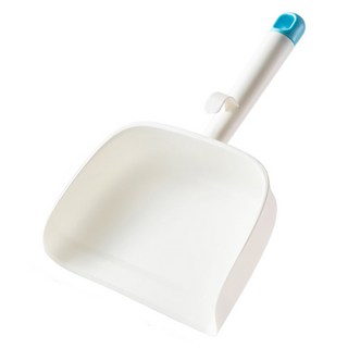 PASTEL PET 貓用寬版貓砂鏟, 白色, 1個