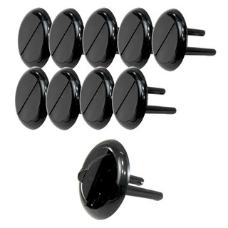 원스탑 멀티탭 콘센트 안전커버, 10개, 블랙