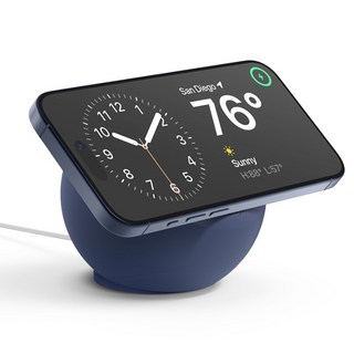 elago MS2 MagSafe 矽膠手機充電支架, 深靛藍色, 1個