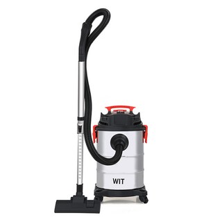 WIT 優質乾濕兩用商業吸塵器 電線長度8m, WIT-WDBUVC2500RD, 銀色 + 紅色