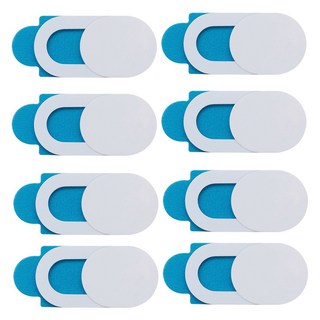 MONACO OLIVE 筆記型電腦 手機 網路攝影機 防駭客 安心滑蓋 8入, 單一商品, 白色