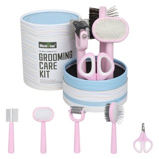 히스토트리 메일캣 반려동물 펫케어 도구 5종 세트, 핑크, 1세트