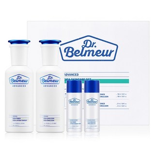 THE FACE SHOP 菲詩小舖 Dr.Belmeur 肌本博士 進階積雪草基礎化妝水 150ml + 乳液 150ml + 化妝水 31ml + 乳液 31ml 套組, 1個