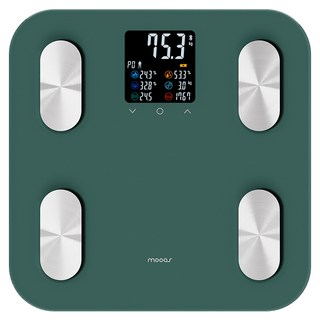 무아스 스마트 헬스케어 LCD 체지방 체중계 프로, MBCS5, 그린, 1개
