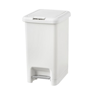 comet Home 腳踏手壓兩用垃圾桶, 白色