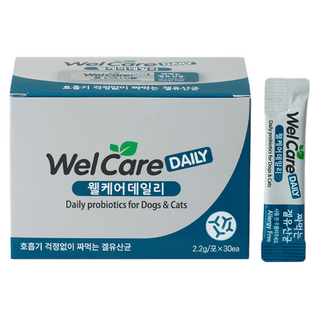 웰케어 반려동물 데일리 영양제, 66g, 장건강/유산균, 1개