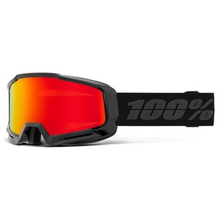 100% OKAN HiPER 滑雪護目鏡, 1個, Black + Red