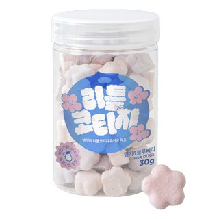 바잇미 강아지 리틀코티지 유산균 치즈, 혼합맛(딸기/블루베리), 30g, 1개