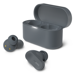 필립스 노이즈캔슬링 무선 블루투스 이어폰, TAT3509, 그레이