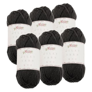 밀키얀 뜨개실, 33 진그레이, 6개