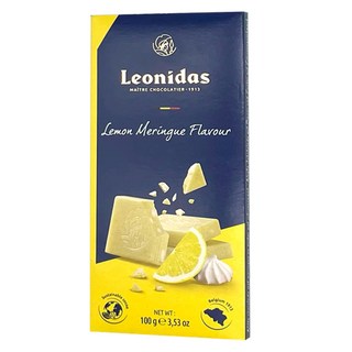 Leonidas 檸檬馬林糖片狀巧克力, 100g, 1個