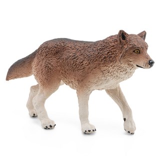 papo 野生動物棕狼公仔, 1個