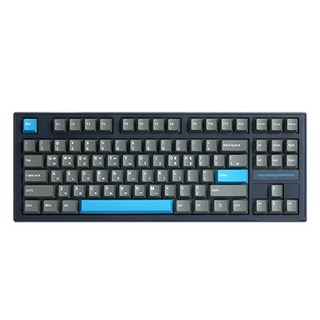 SPM 午夜熱插拔電競機械式有線80%鍵盤, 午夜軸, PL87B, 海軍藍
