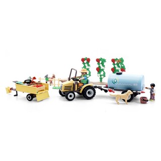 Playmobil 摩比人 拖拉機與水箱公仔 71442, 1個