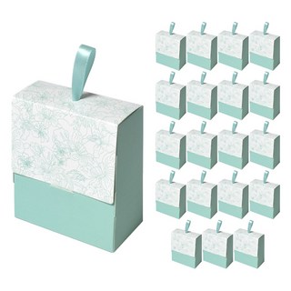 길그리 DIY 미니 포켓 선물 포장 구디백, 03 꽃, 20개